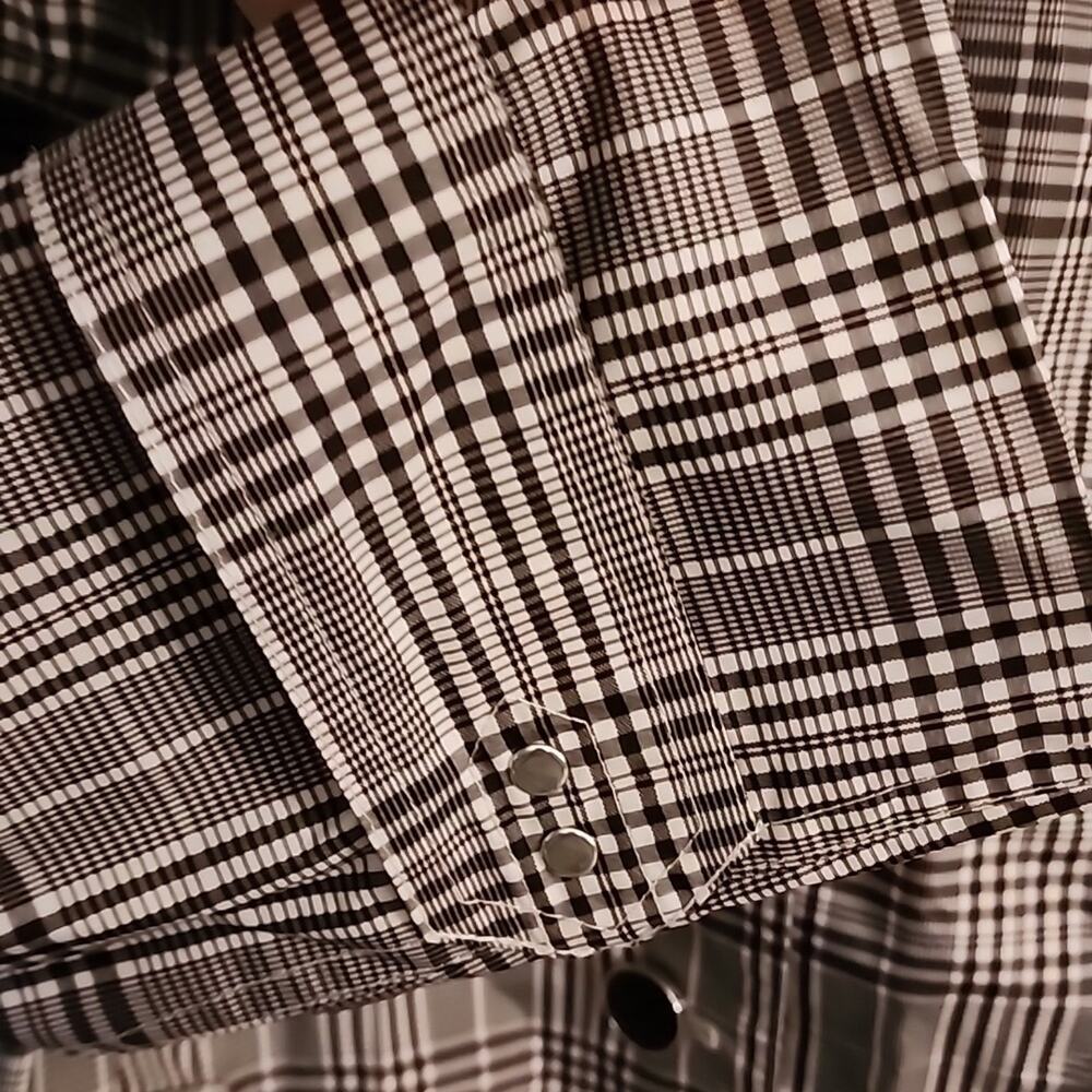 Laura Scott Plaid Trench Coat, XL - Picture 4 of 8